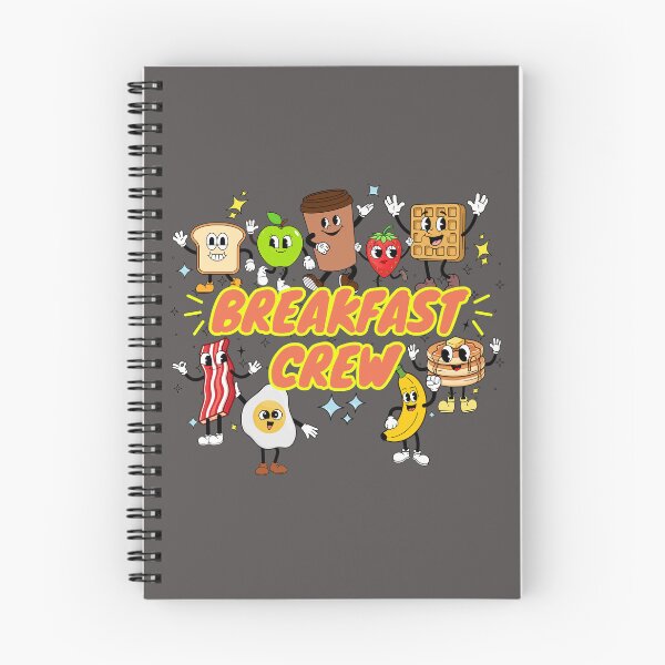Item preview, Breakfast crew funny characters  designed and sold by Shedronpanda.