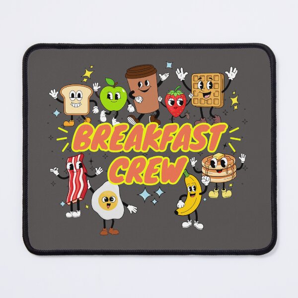 Item preview, Breakfast crew funny characters  designed and sold by Shedronpanda.