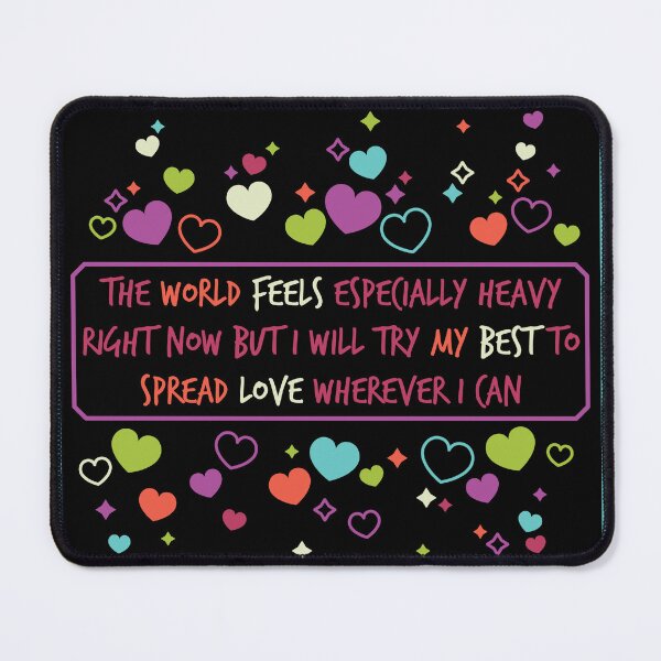 Item preview, Try my best to spread love wherever I can stamp [sprinkle] designed and sold by deadbeatprince-typography.