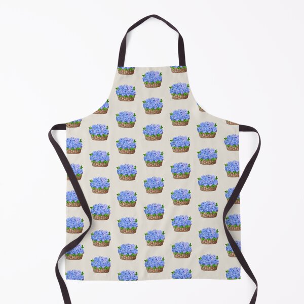 Item preview, Nantucket Blue - Basket of Hydrangeas in Bloom designed and sold by Coastal Joy.