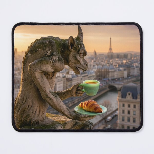 Artikelvorschau, Notre Dame Wasserspeier macht Kaffeepause entworfen und verkauft von Tridentulus.