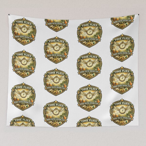 Item preview, Time flies when you're having fun designed and sold by Throwing-Corn.