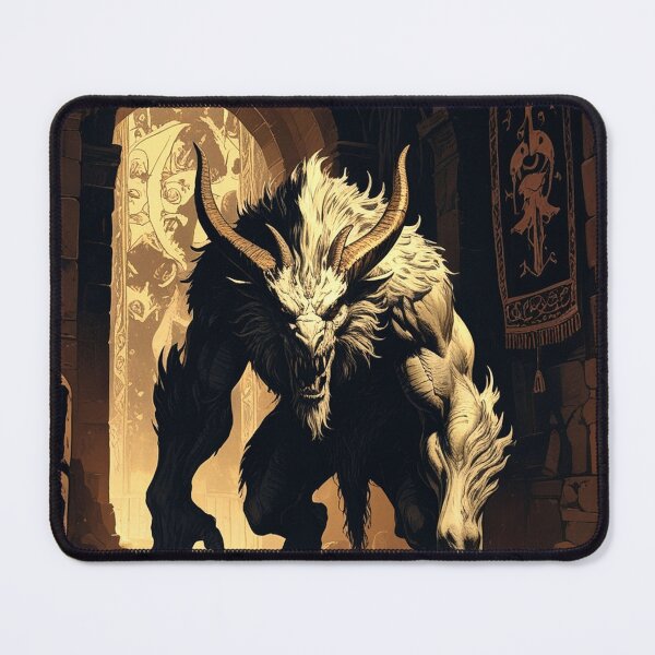 Item preview, Questing Beast in the Shadowed Hall – Gothic Dark Academia Art designed and sold by semenol.
