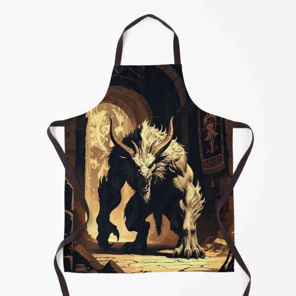 Item preview, Questing Beast in the Shadowed Hall – Gothic Dark Academia Art designed and sold by semenol.
