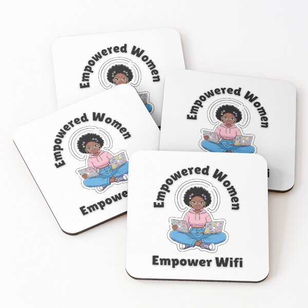 Item preview, Empowered Women Empower WiFi – Funny Work From Home Sticker designed and sold by justgirlietingz.