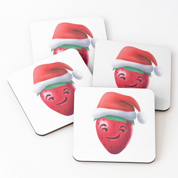 Item preview, Smirk face strawberry  designed and sold by nataliiakarm.