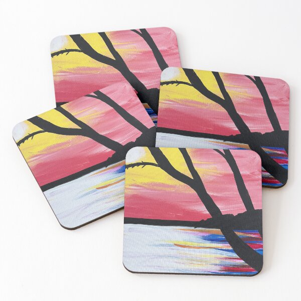 Item preview, Winter sunset with tree and water designed and sold by jbaz57.