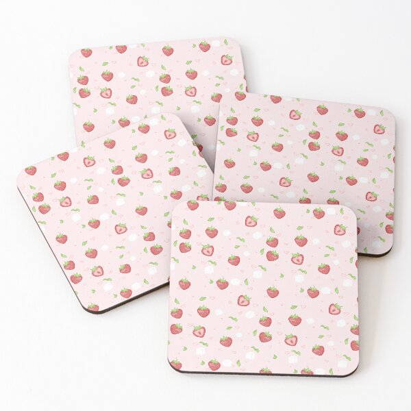 Item preview, Strawberry pattern designed and sold by TanukiArt-0o0.