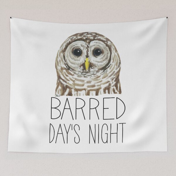 Item preview, Barred Day's Night (Barred Owl) designed and sold by LauraWolfArtist.