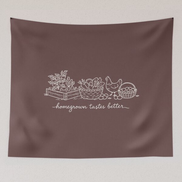 Item preview, Homegrown Tastes Better – Rustic Homestead Garden Design designed and sold by RegentVth2.