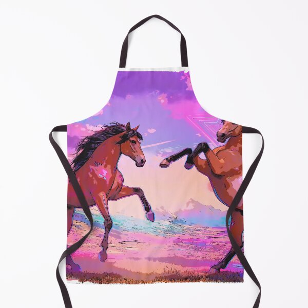 Item preview, Playful Hello - Two Stallions Greeting Each Other designed and sold by NaturePrints.