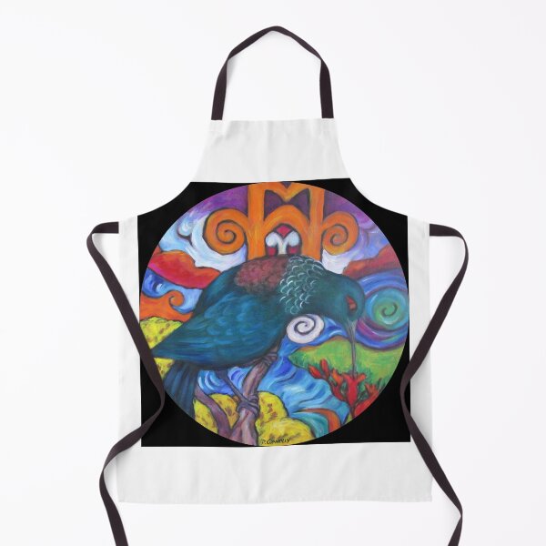 Item preview, New Zealand Native Tui Bird designed and sold by diconnollyart.