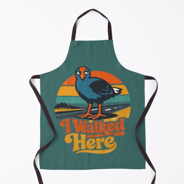 Item preview, I Walked Here Pūkeko – Funny Retro 70s NZ Bird Road Trip designed and sold by MvuuStudio.
