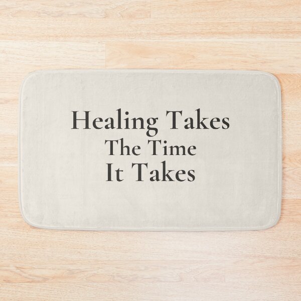 Item preview, Healing Takes The Time It Takes – Mental Health Wall Art Print, Therapy Office Decor, Slow Healing Quote Poster designed and sold by The Sober Art.