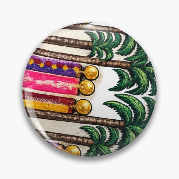 Item preview,  Colorful palm trees desert artwork designed and sold by novyron.