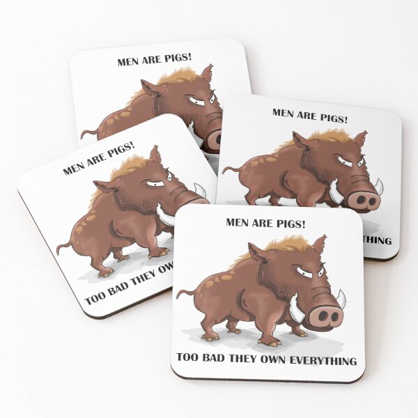 Item preview, Men Are Pigs – But They Own Everything  designed and sold by oceantospace.