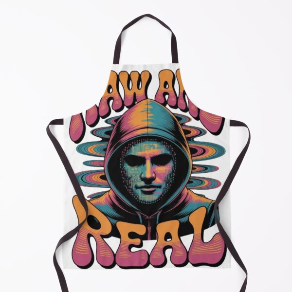 Item preview, Raw and Real – Psychedelic Hooded Portrait Graphic Tee designed and sold by NewUSShop.