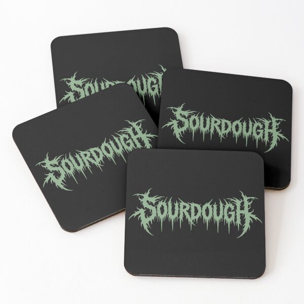 Item preview, Sourdough Funny Death Metal Style Logo designed and sold by Eh Plus Designs.