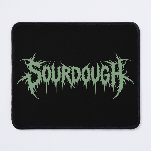 Item preview, Sourdough Funny Death Metal Style Logo designed and sold by Eh Plus Designs.