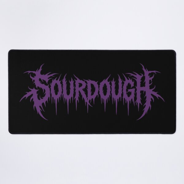 Item preview, Sourdough Funny Death Metal Style Logo designed and sold by Eh Plus Designs.