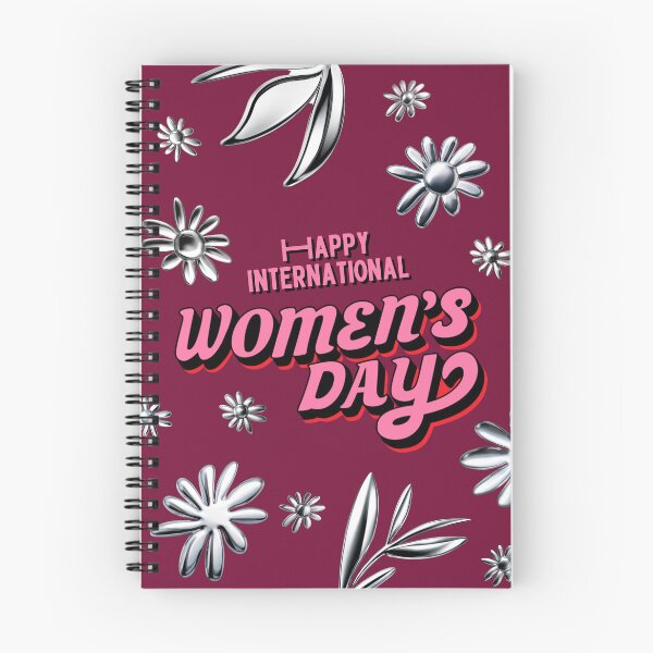 Item preview, Floral Womens Day Notebook - Empowerment Journal for Women 18th March designed and sold by Anomaly 404 Error.