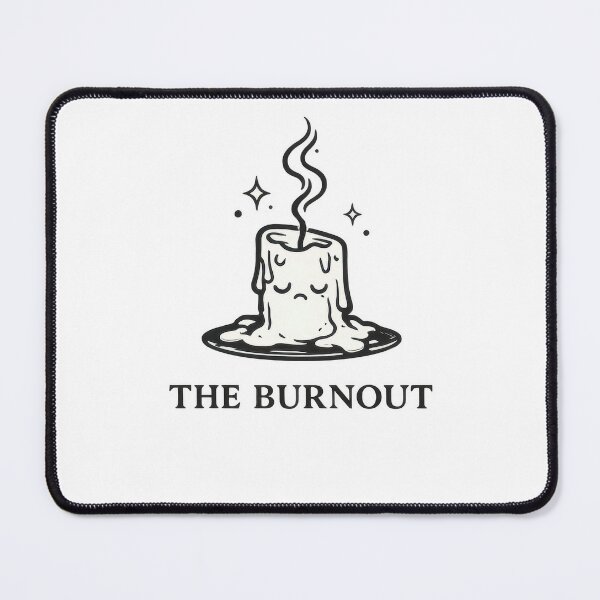 Item preview, The Burnout Sad Melting Candle Funny designed and sold by jgvisualarts.