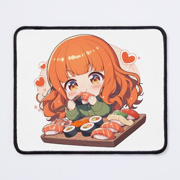 Item preview, Saori Takebe Girls Und Panzer Kawaii Chibi Sushi Love designed and sold by Spraykart.