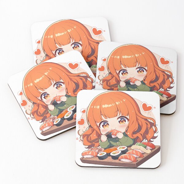 Item preview, Saori Takebe Girls Und Panzer Kawaii Chibi Sushi Love designed and sold by Spraykart.