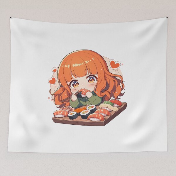 Item preview, Saori Takebe Girls Und Panzer Kawaii Chibi Sushi Love designed and sold by Spraykart.