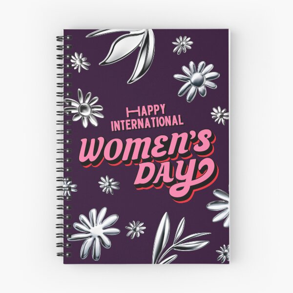 Item preview, 02| Floral Womens Day Notebook - Empowerment Journal for Women 18th March designed and sold by Anomaly 404 Error.