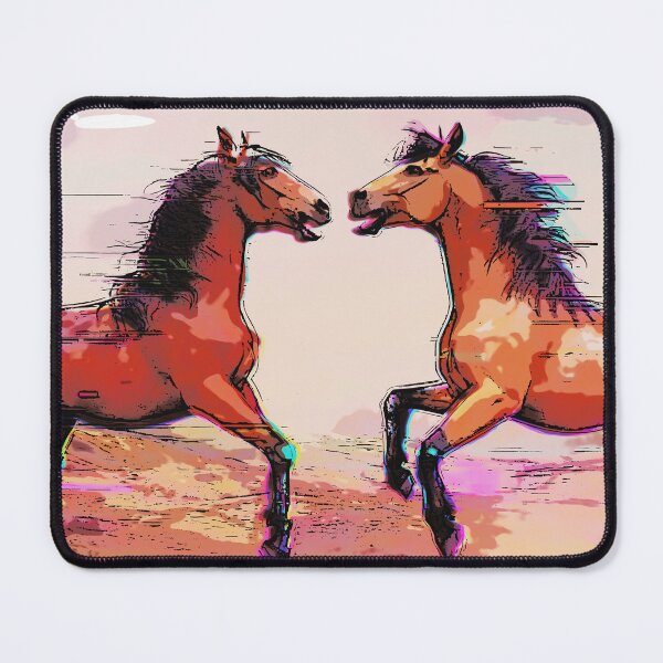 Item preview, Lets Chat - Two Horses Talking  designed and sold by NaturePrints.