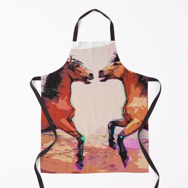 Item preview, Lets Chat - Two Horses Talking  designed and sold by NaturePrints.