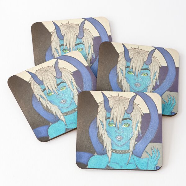 Item preview, Demisexual pride tiefling designed and sold by transemoartist.
