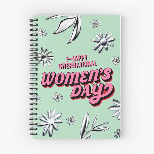 Item preview, 03| Floral Womens Day Notebook - Empowerment Journal for Women 18th March designed and sold by Anomaly 404 Error.