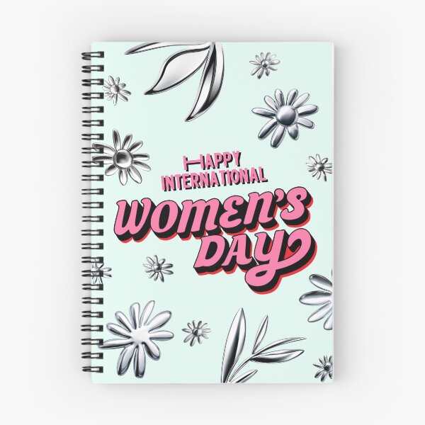 Item preview, 04| Floral Womens Day Notebook - Empowerment Journal for Women 18th March designed and sold by Anomaly 404 Error.
