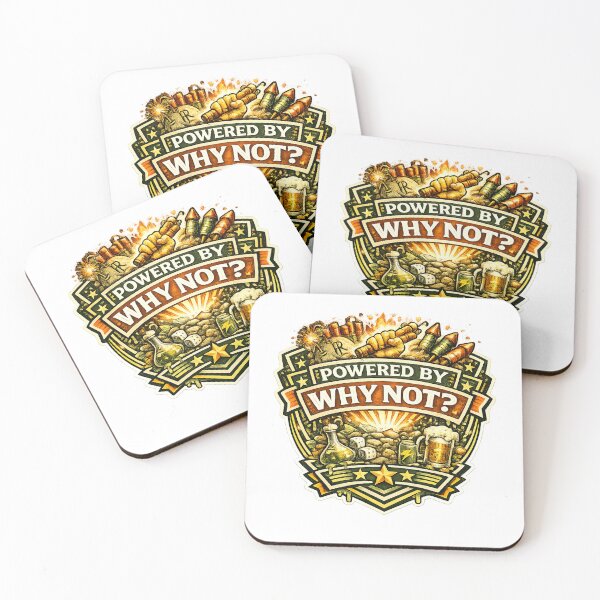 Item preview, Powered by “Why Not?" designed and sold by Throwing-Corn.