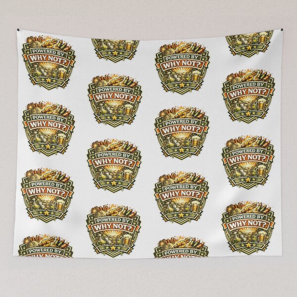 Item preview, Powered by “Why Not?" designed and sold by Throwing-Corn.