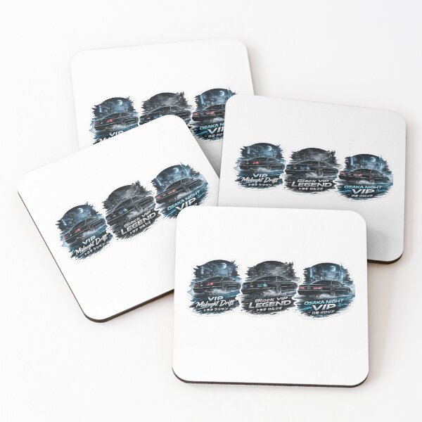 Item preview, VIP Midnight Drift – JDM Toyota Crown Sedan Sticker designed and sold by Wander Pop Studio.