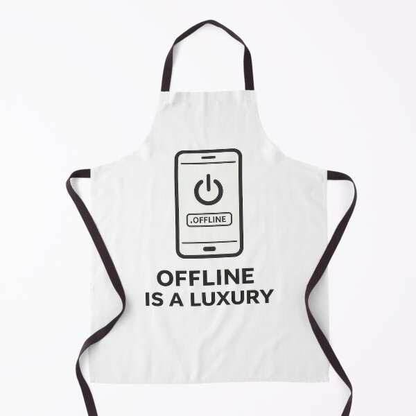 Item preview, Offline Is A Luxury Funny Phone Quote designed and sold by jgvisualarts.