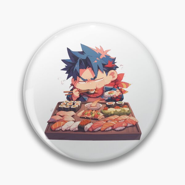 Item preview, Kamina Gurren Lagann Chibi Sushi Power Bite designed and sold by Spraykart.
