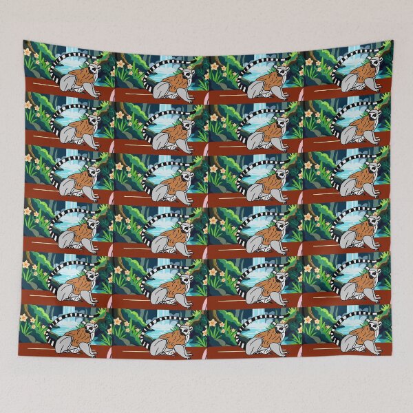 Item preview, The legend Ring-tailed lemur remi designed and sold by icedragonart77.