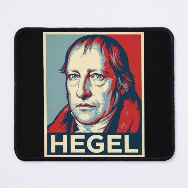 Item preview, Georg Wilhelm Friedrich Hegel Hope Style Retro Poster Art designed and sold by Anya Byron.