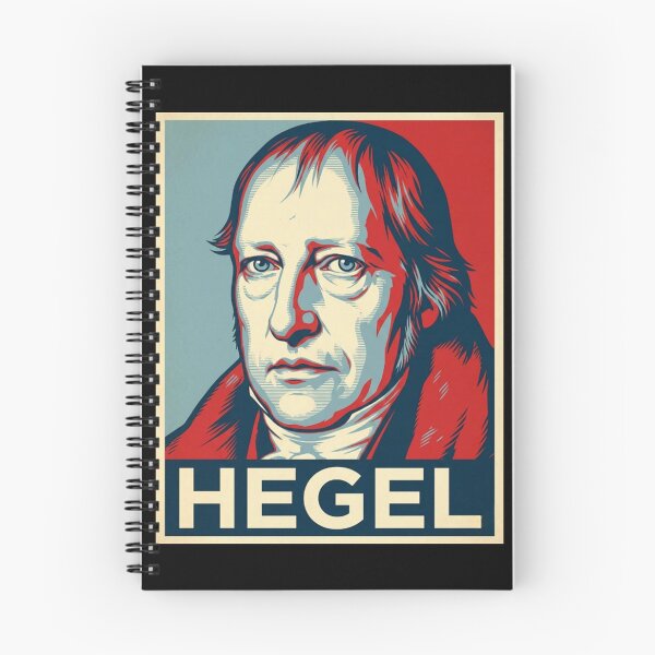 Item preview, Georg Wilhelm Friedrich Hegel Hope Style Retro Poster Art  designed and sold by Anya Byron.