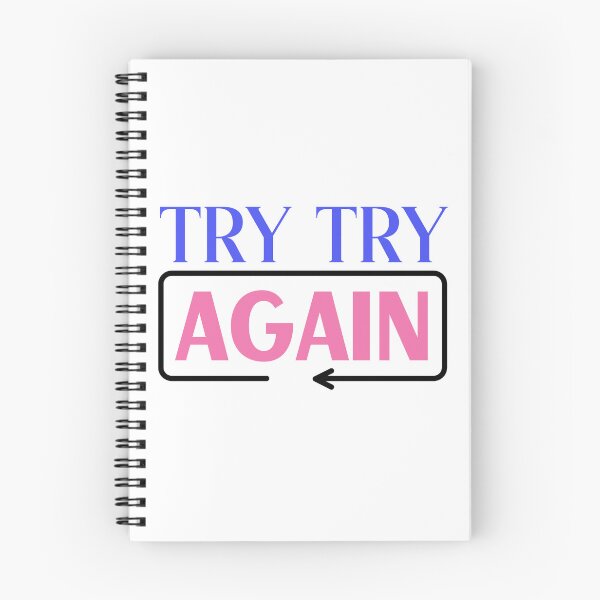 Item preview, Try Try Again designed and sold by ChemicalXShop.