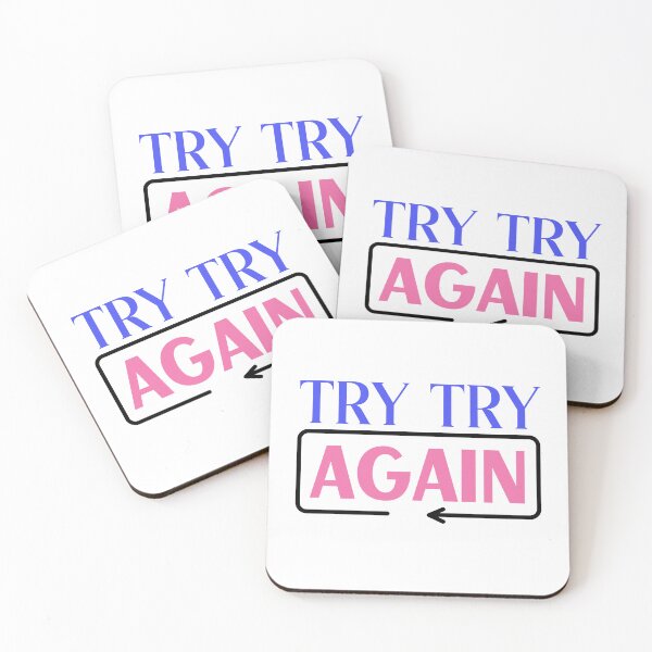 Item preview, Try Try Again designed and sold by ChemicalXShop.