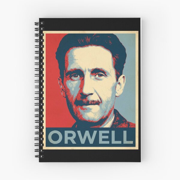Item preview, George Orwel Hope Style Retro Poster Art  designed and sold by Anya Byron.