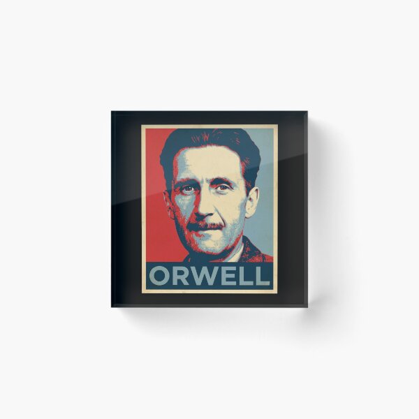 Item preview, George Orwel Hope Style Retro Poster Art  designed and sold by Anya Byron.