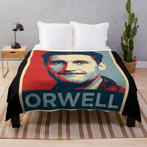 Item preview, George Orwel Hope Style Retro Poster Art  designed and sold by Anya Byron.