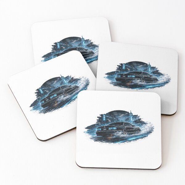 Item preview, Black VIP Legend – JDM Toyota Celsior Luxury Sedan Sticker designed and sold by Wander Pop Studio.