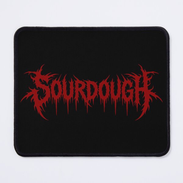 Item preview, Sourdough Funny Death Metal Style Logo designed and sold by Eh Plus Designs.